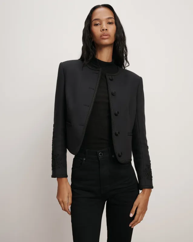 Latrell Embroidered Jacket sold by Veronica Beard