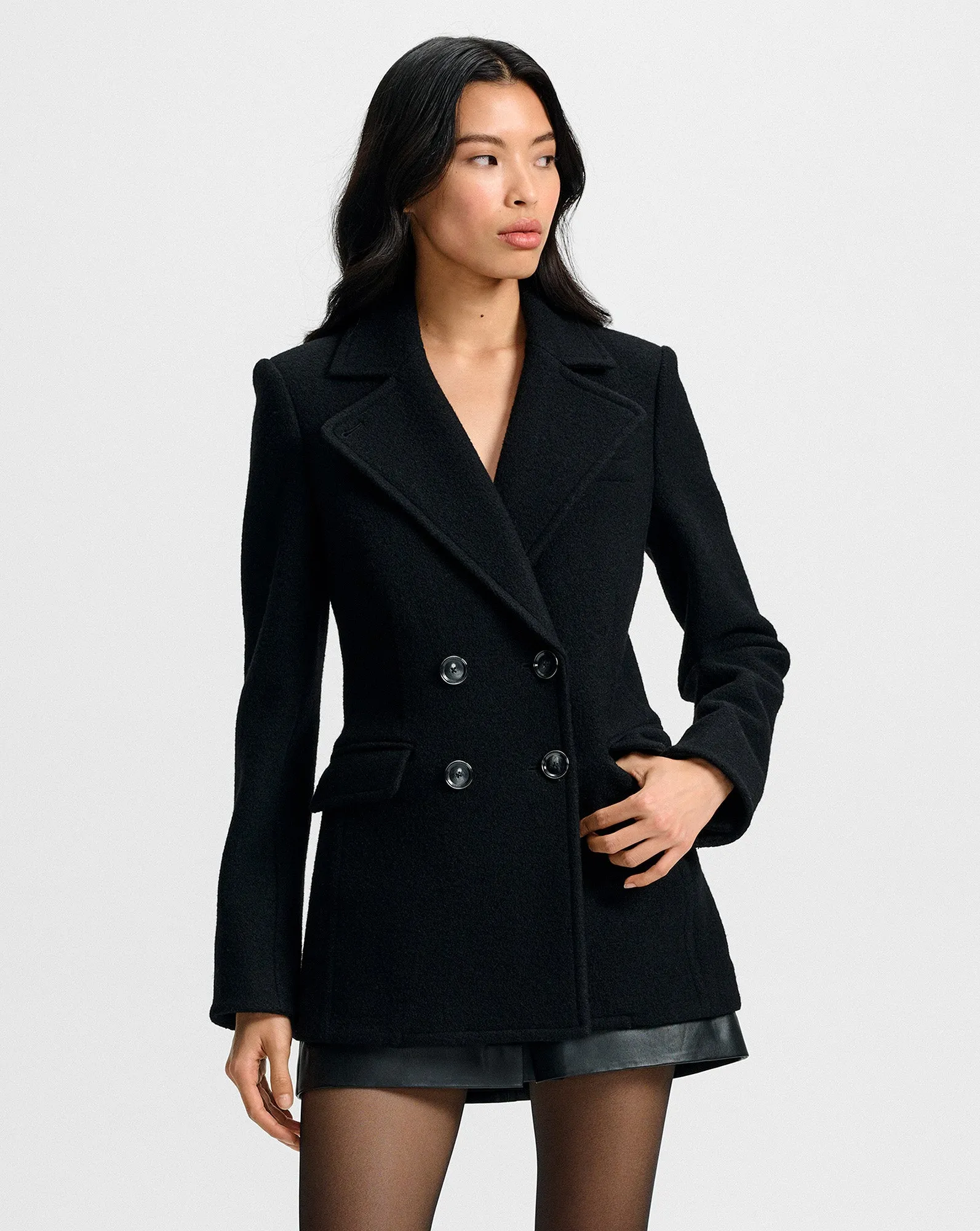 Duran Wool Coat sold by Veronica Beard