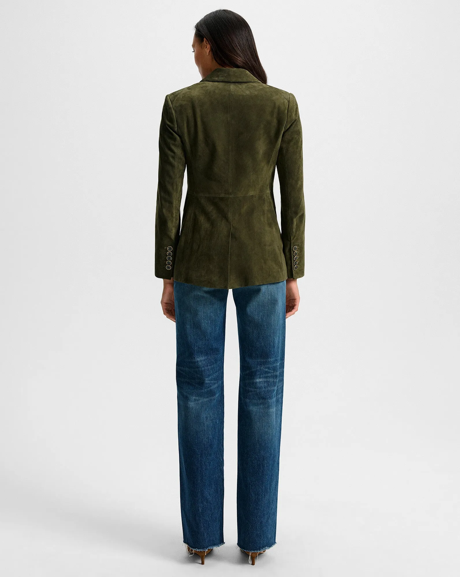 Duane Suede Dickey Jacket sold by Veronica Beard product image thumbnail 4