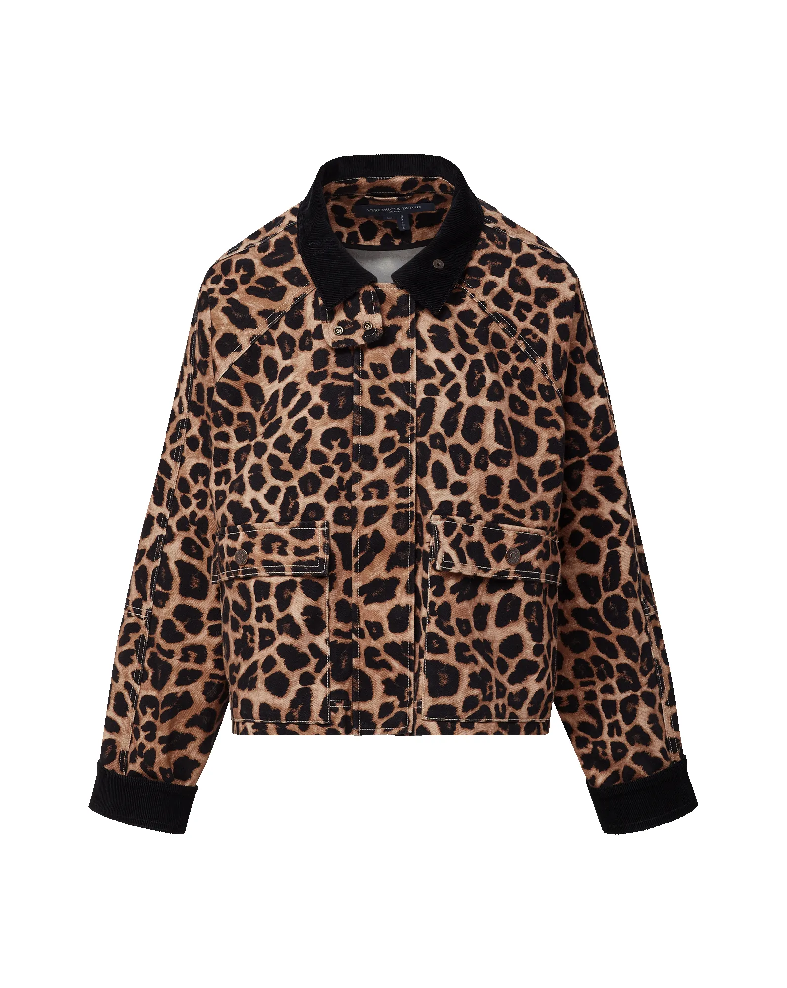 Arlo Leopard Chore Jacket sold by Veronica Beard product image thumbnail 5