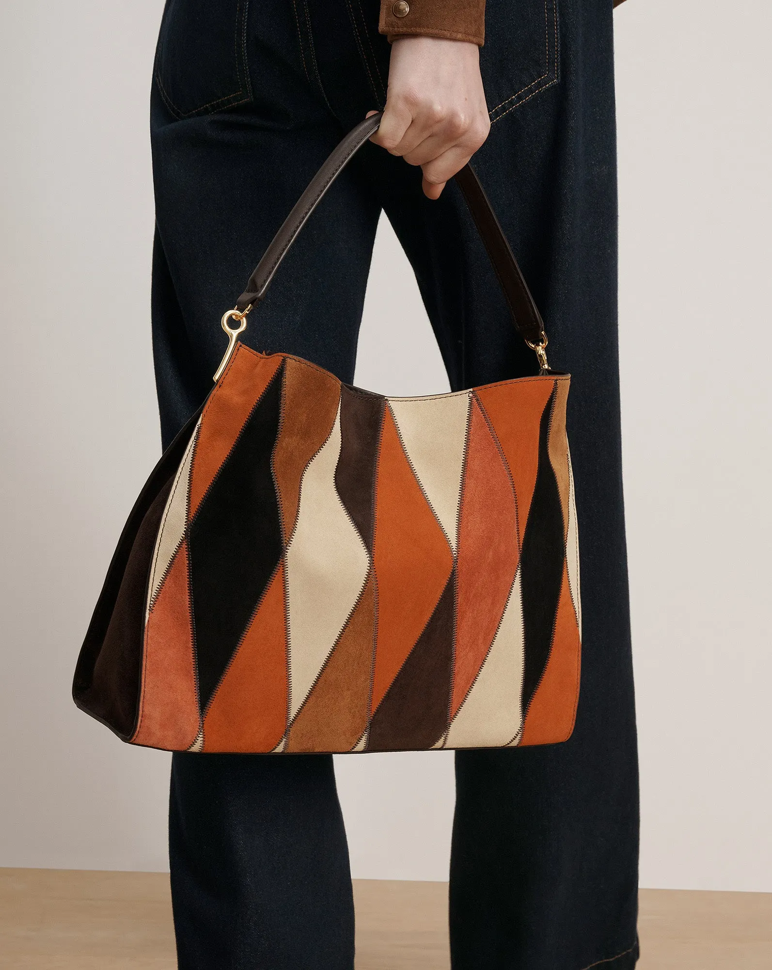 Vida Patchwork Shoulder Bag sold by Veronica Beard product image thumbnail 2
