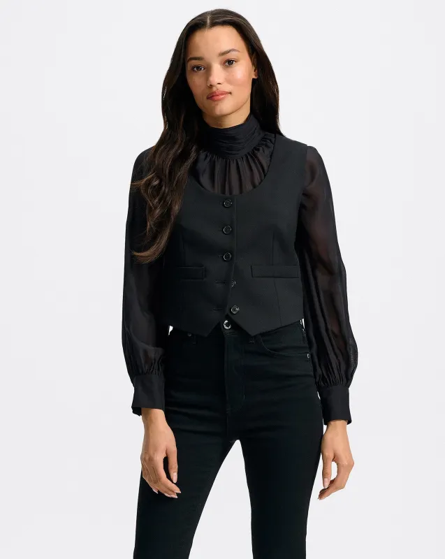 Morris Wool Vest sold by Veronica Beard