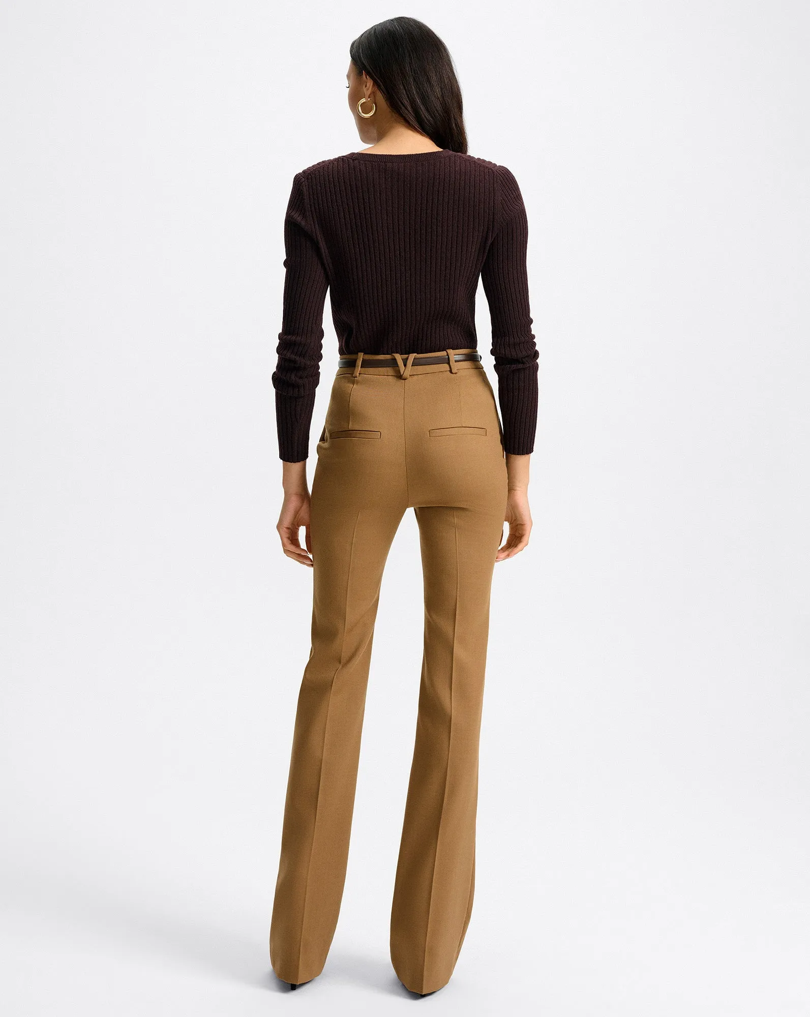 Gracie Belted Flare Pant sold by Veronica Beard product image thumbnail 5