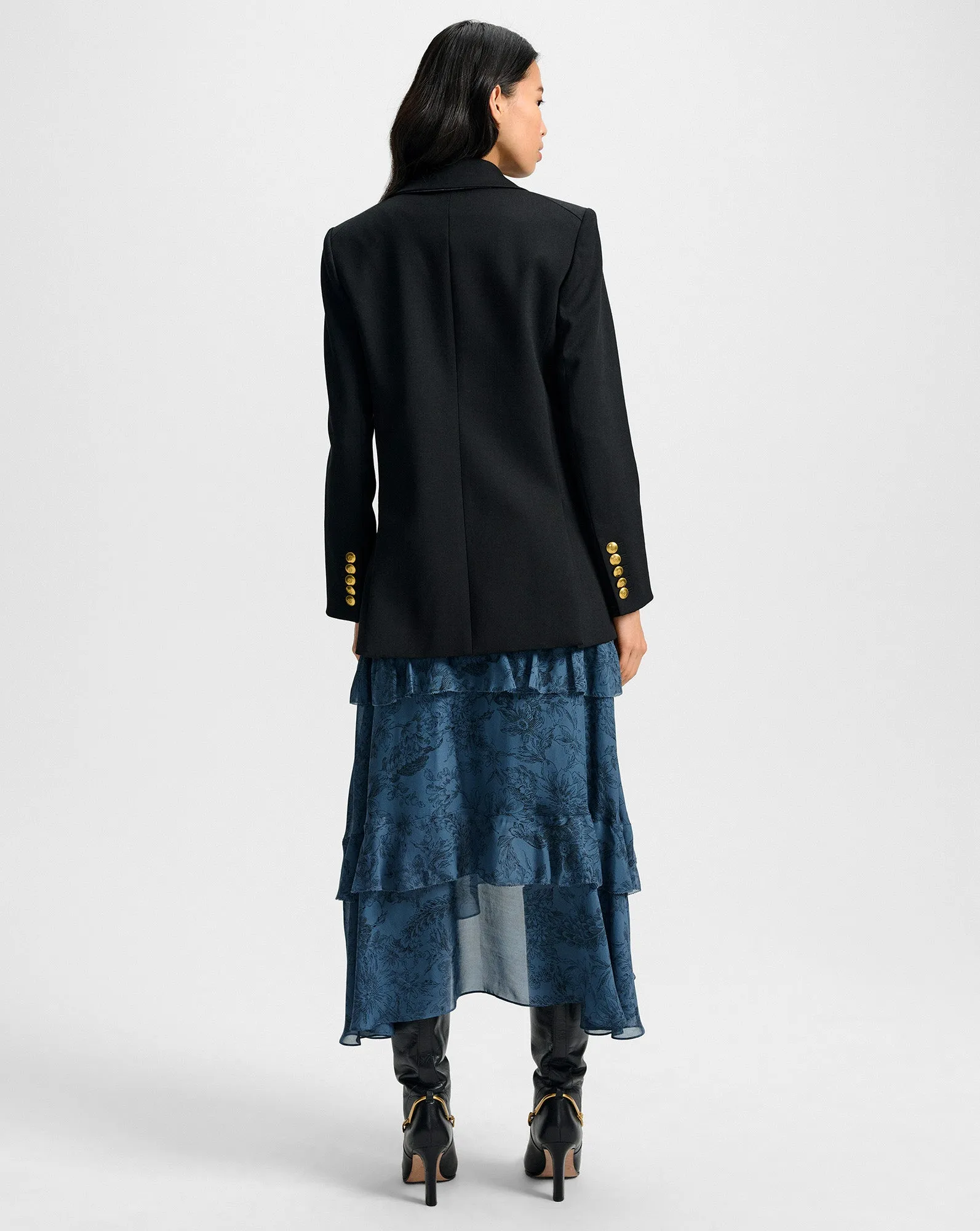 Rhys Wool Dickey Jacket sold by Veronica Beard product image thumbnail 4