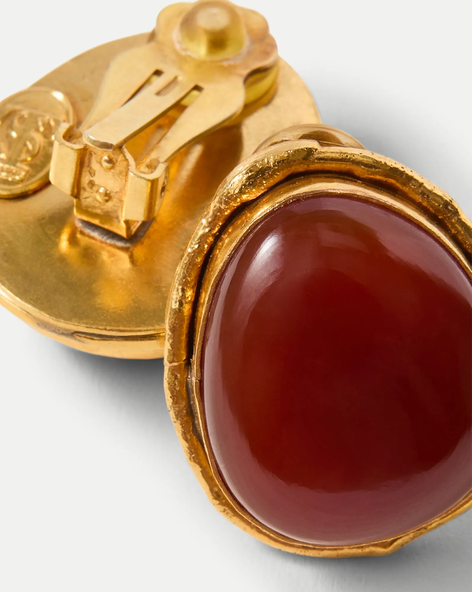 Macaroon Carnelian Earring sold by Veronica Beard product image thumbnail 4