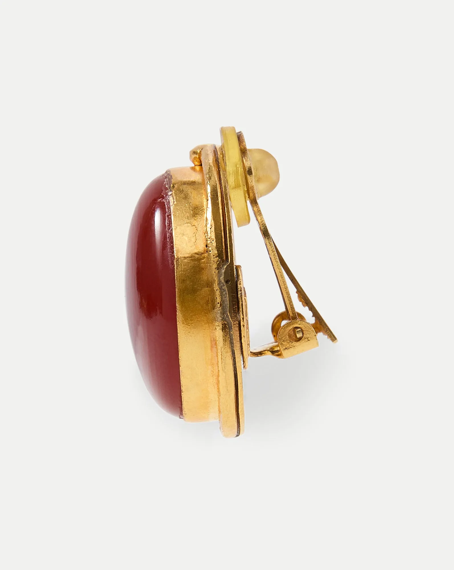 Macaroon Carnelian Earring sold by Veronica Beard product image thumbnail 3