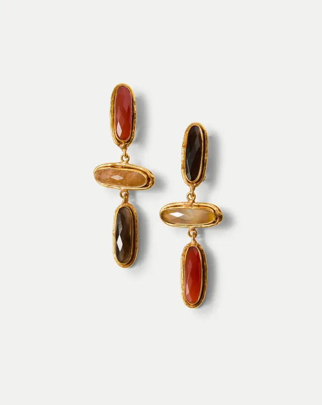 Grace Semi-Precious Stone Drop Earring sold by Veronica Beard