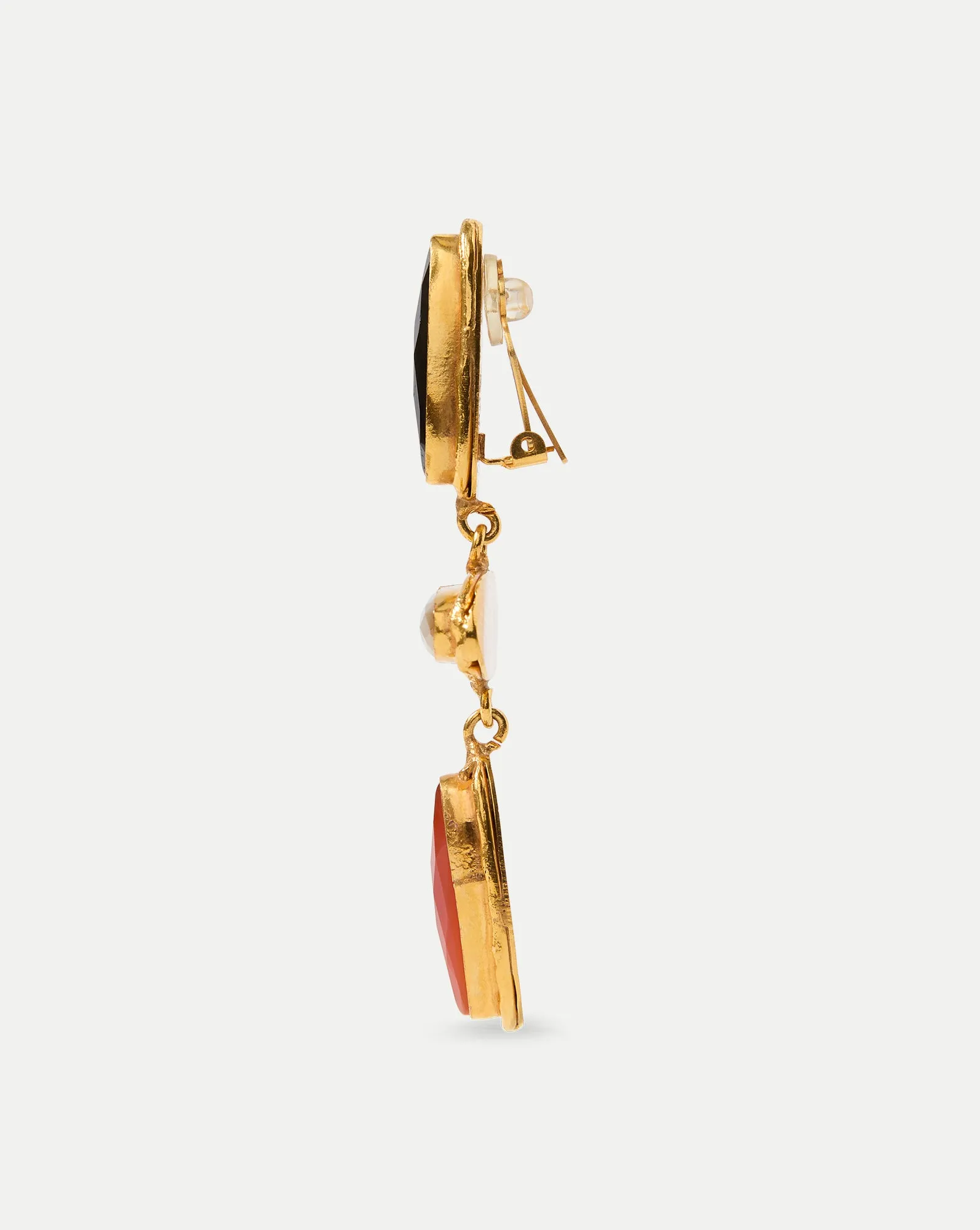 Grace Semi-Precious Stone Drop Earring sold by Veronica Beard product image thumbnail 3