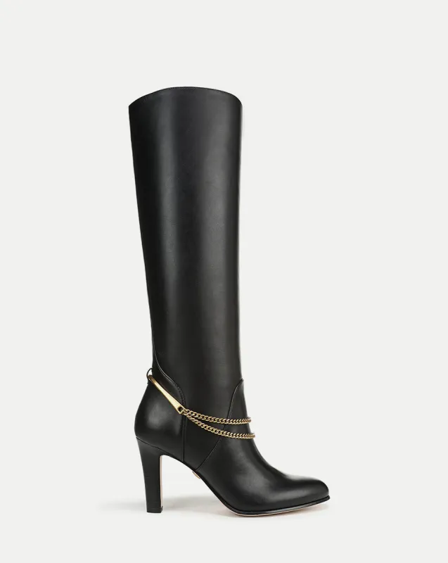 Tarian Tall Chain Boot sold by Veronica Beard