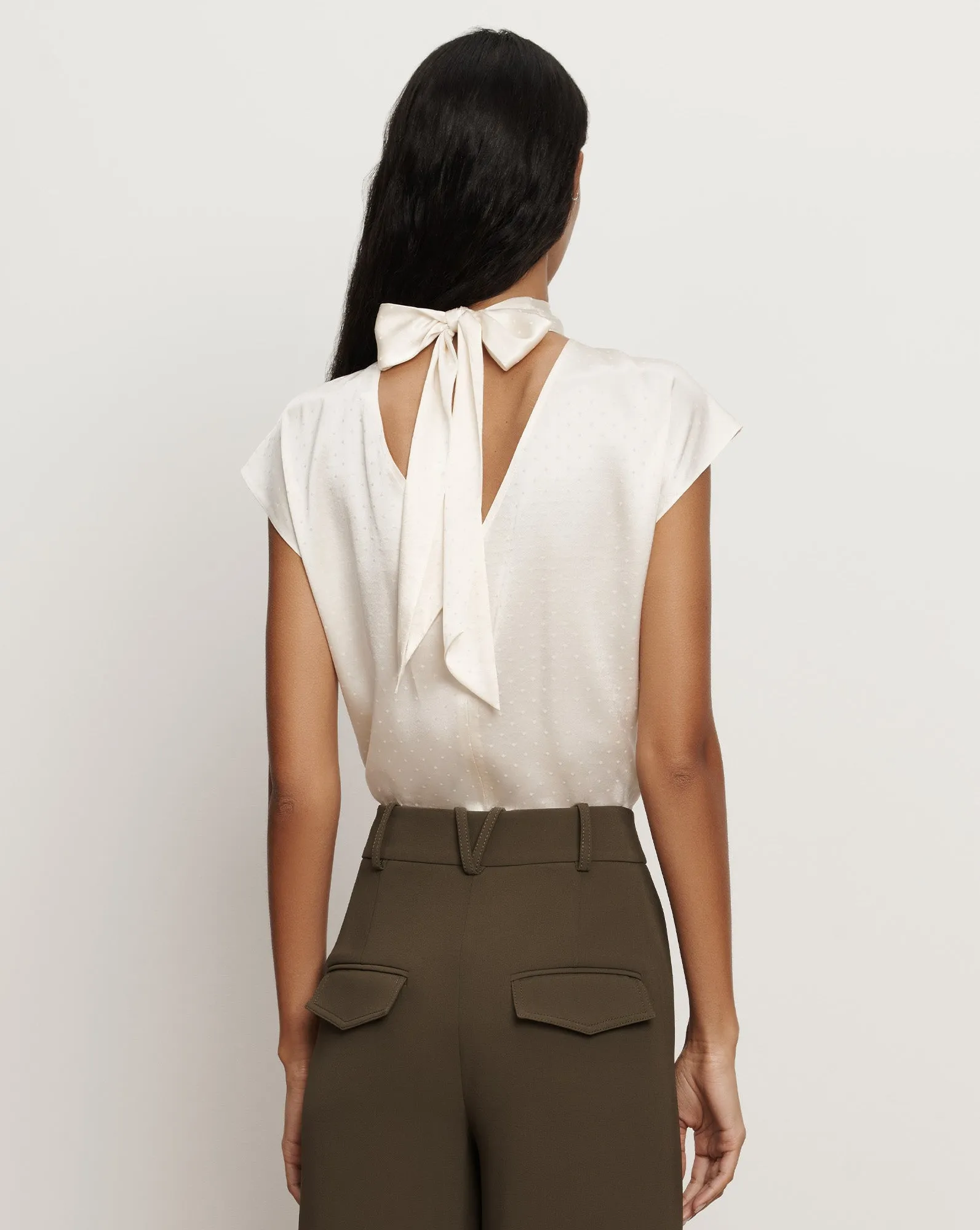 Leileny Silk Blouse sold by Veronica Beard product image thumbnail 4