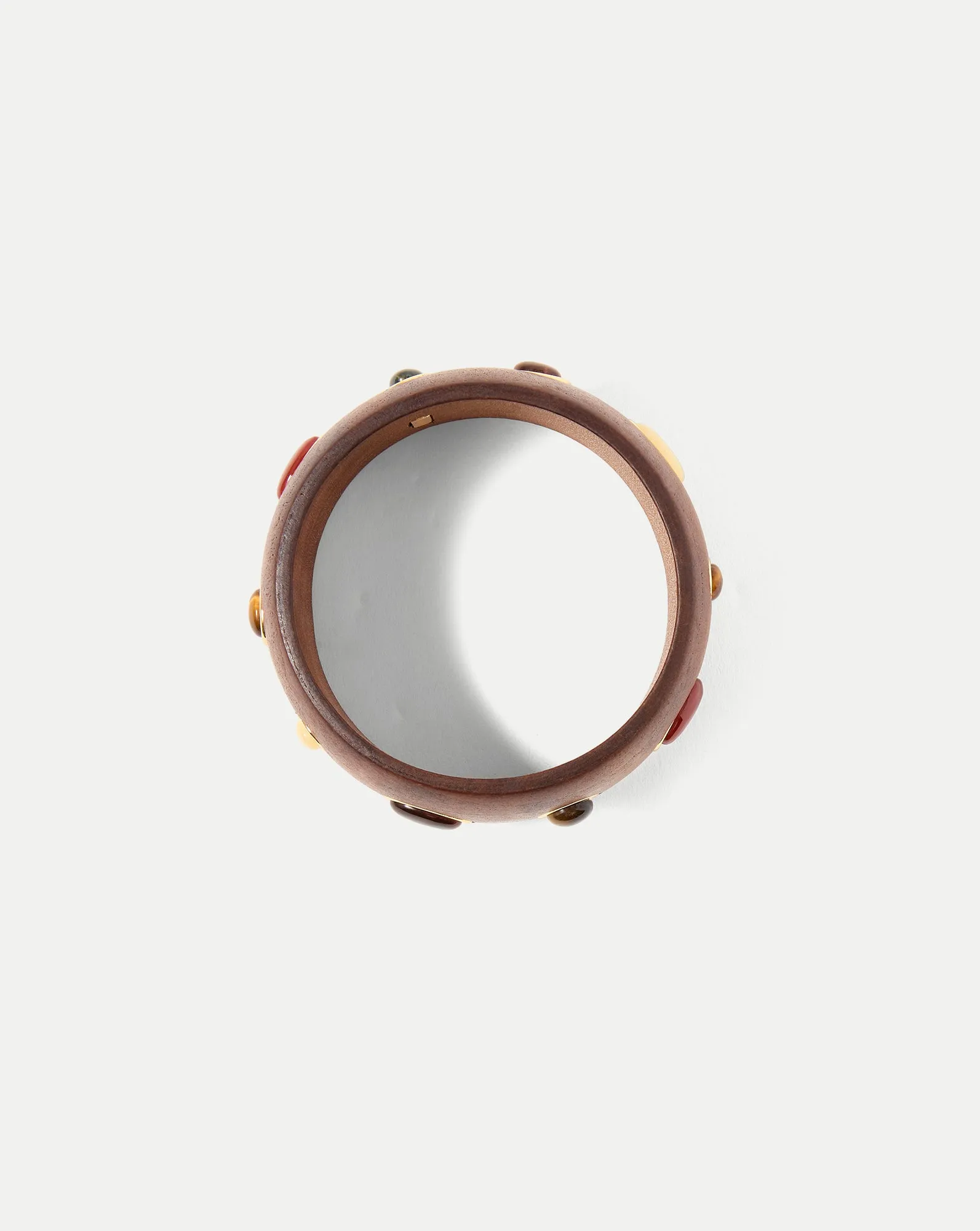 Wood Embellished Bangle sold by Veronica Beard