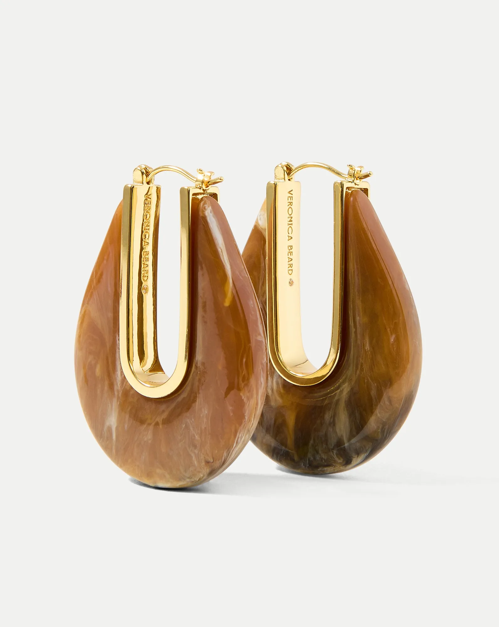 Resin Drop Hoop Earring sold by Veronica Beard product image thumbnail 2