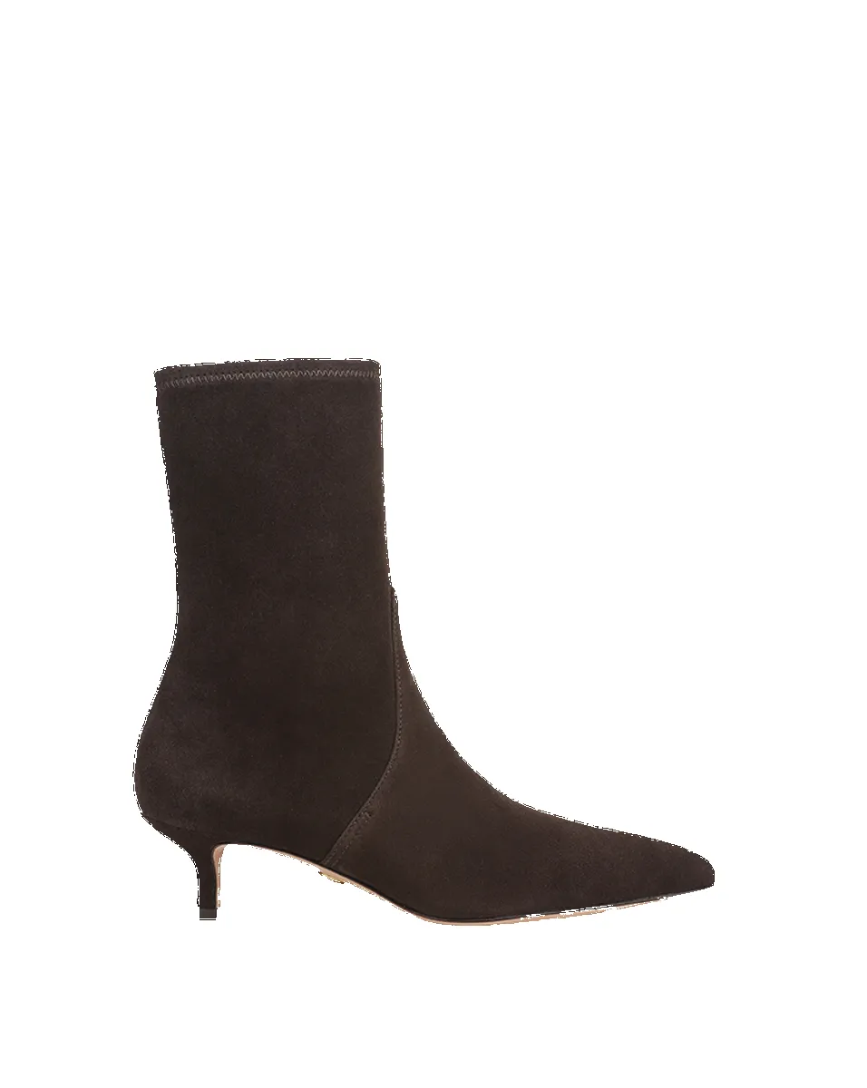 Lisa Stretch Kitten-Heel Ankle Boot sold by Veronica Beard product image thumbnail 5