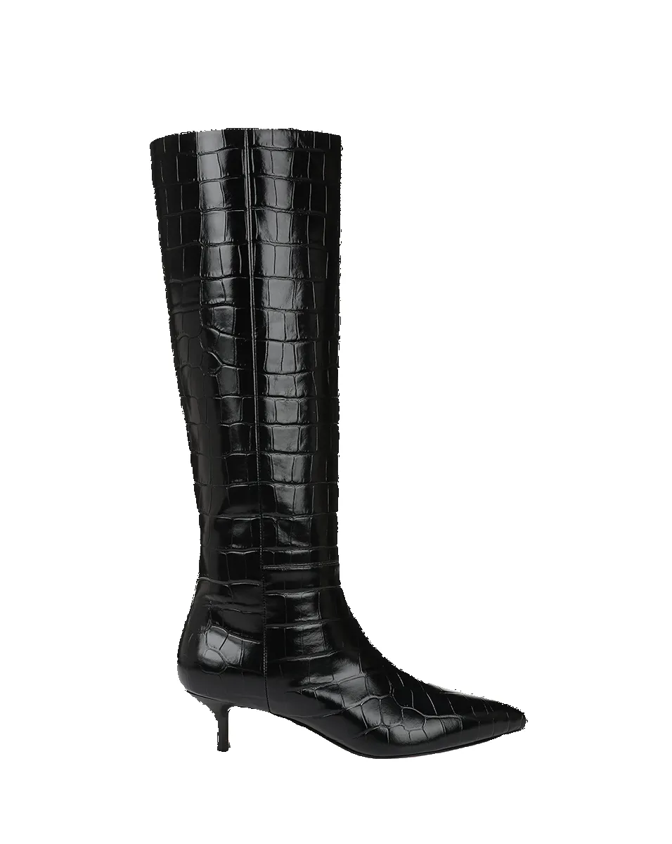 Lisa Kitten-Heel Boot sold by Veronica Beard product image thumbnail 5