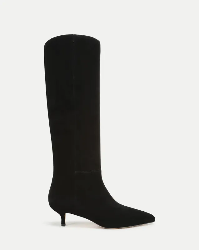 Lisa Suede Tall Boot sold by Veronica Beard