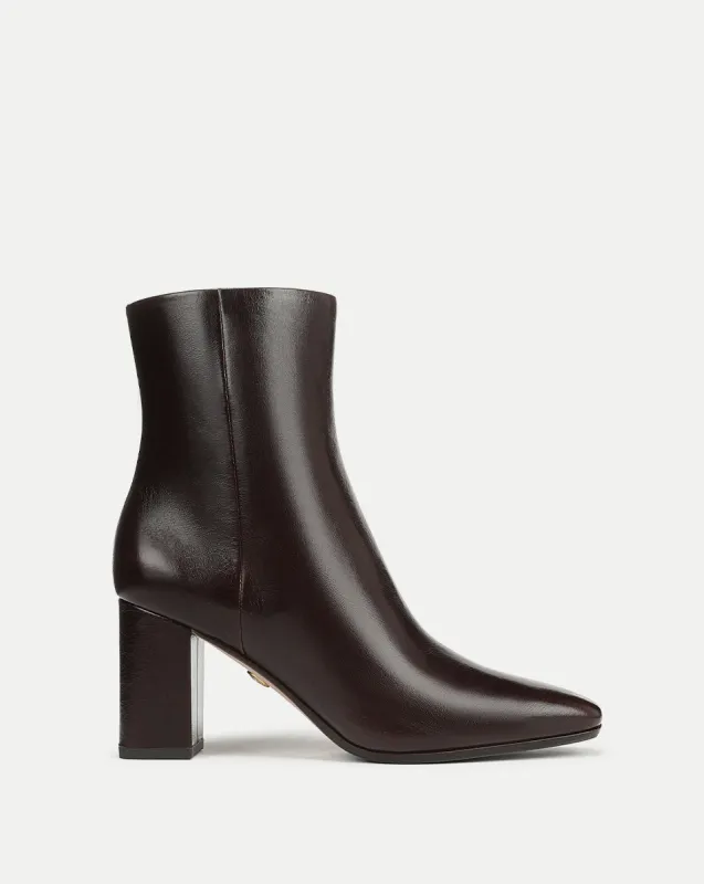 Cera Leather Ankle Boot sold by Veronica Beard