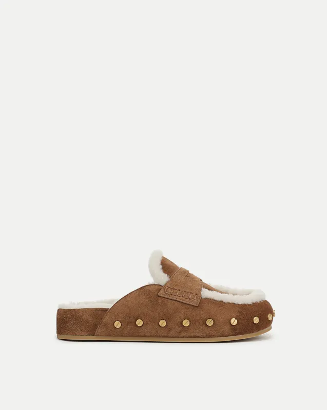 Fenix Shearling Mule sold by Veronica Beard