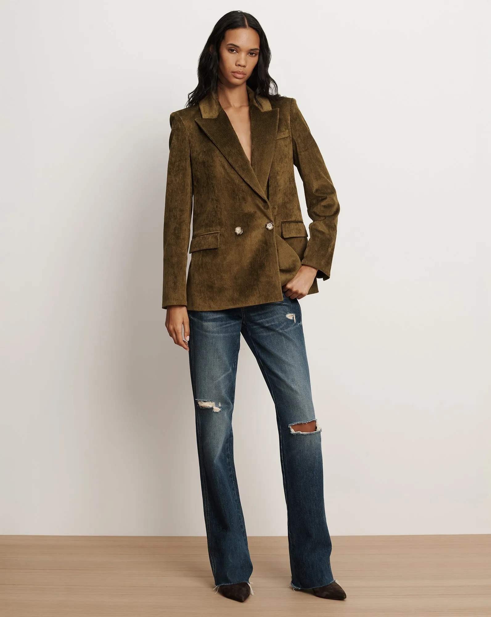 Sevyn Corduroy Dickey Jacket sold by Veronica Beard product image thumbnail 2