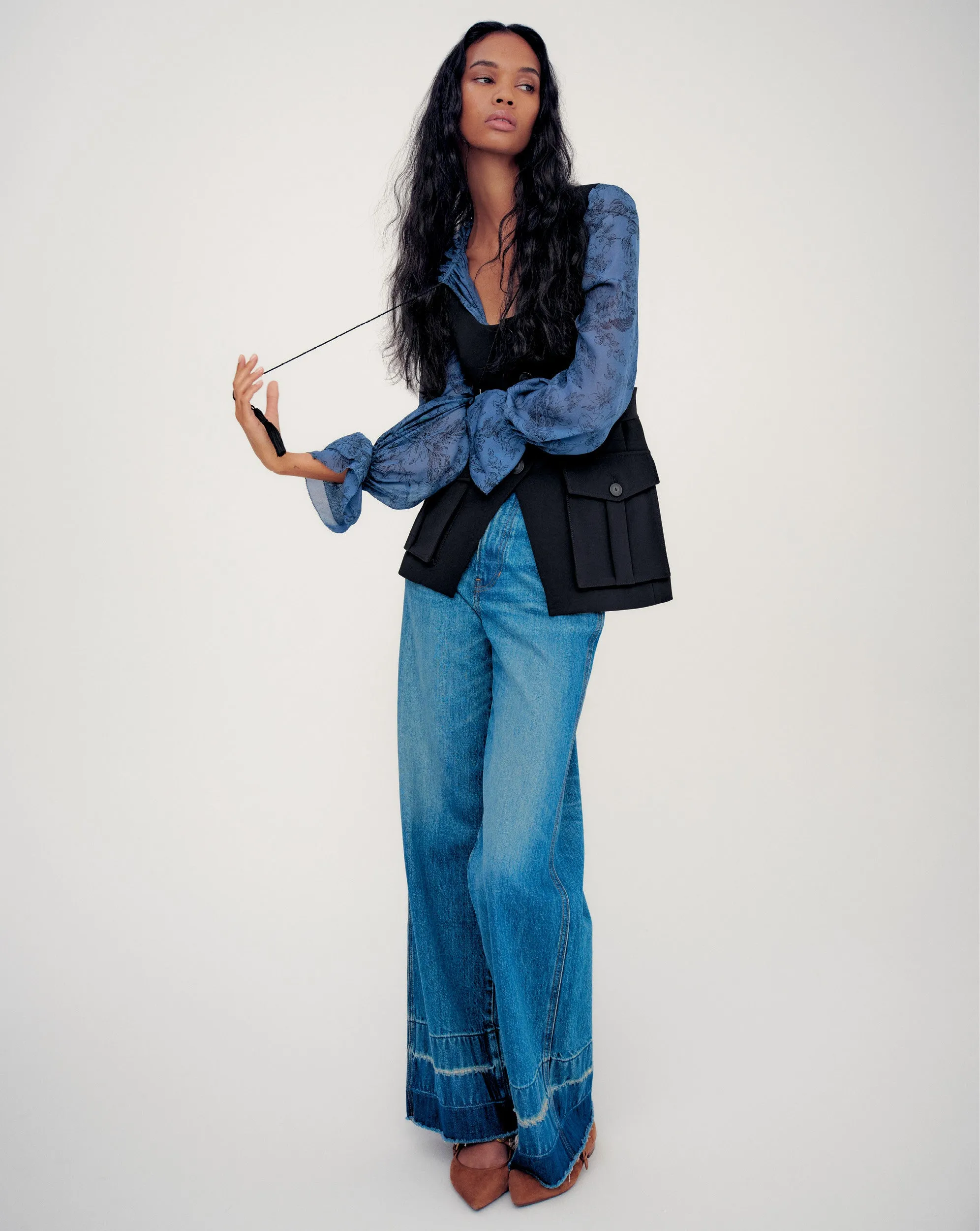 Becker Belted Vest sold by Veronica Beard product image thumbnail 2