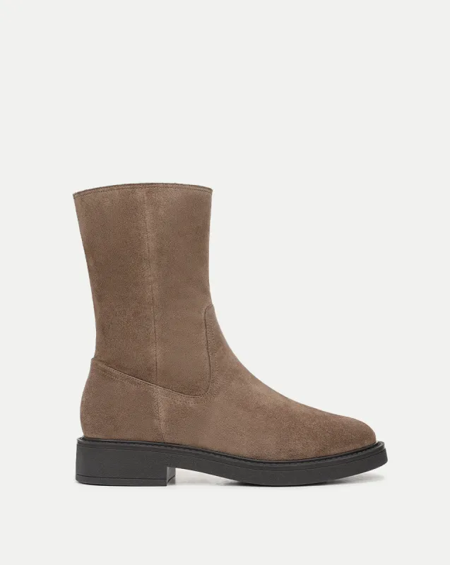Creswell Shearling Mid-Calf Boot sold by Veronica Beard