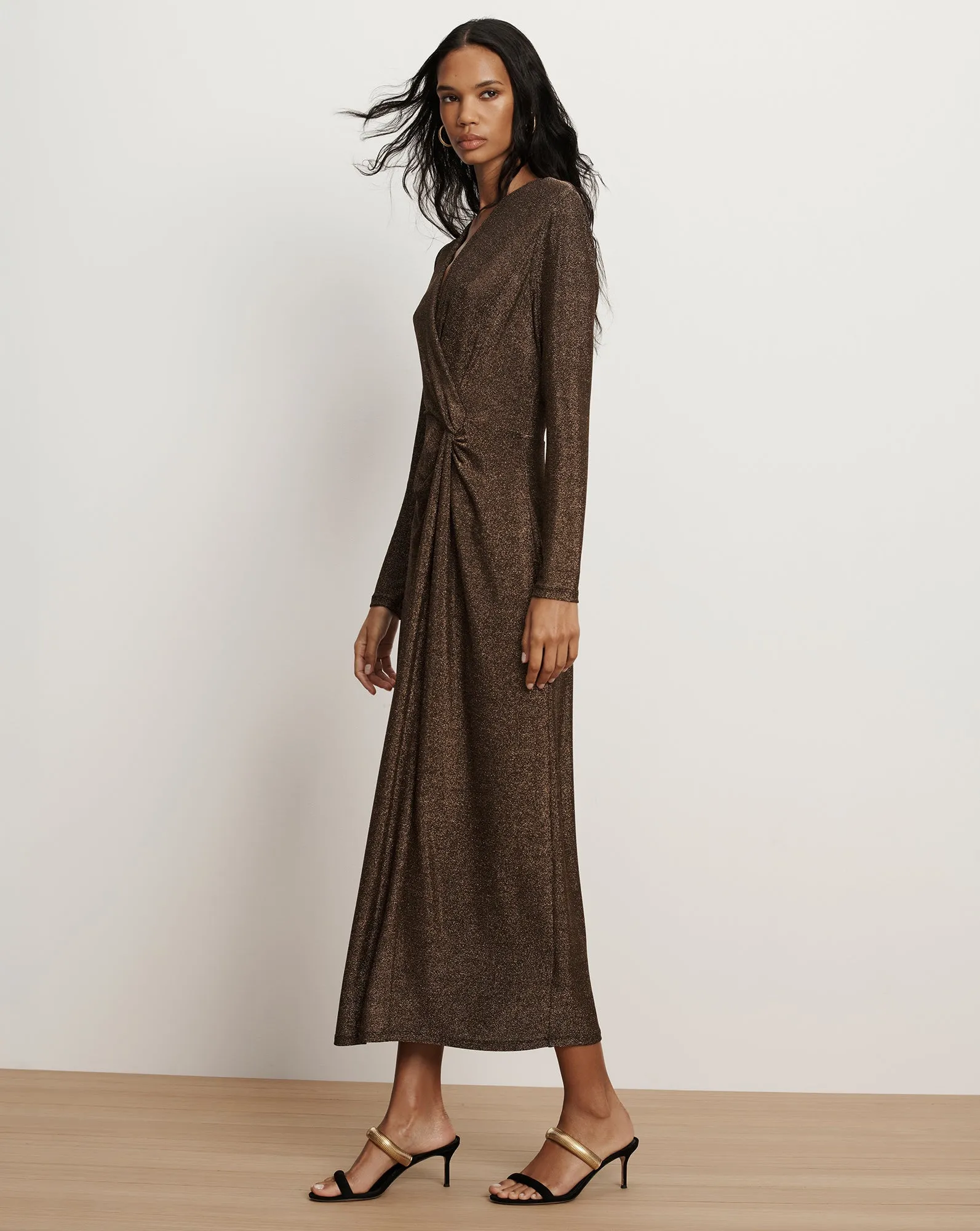 Neomie Metallic Midi Dress sold by Veronica Beard product image thumbnail 2