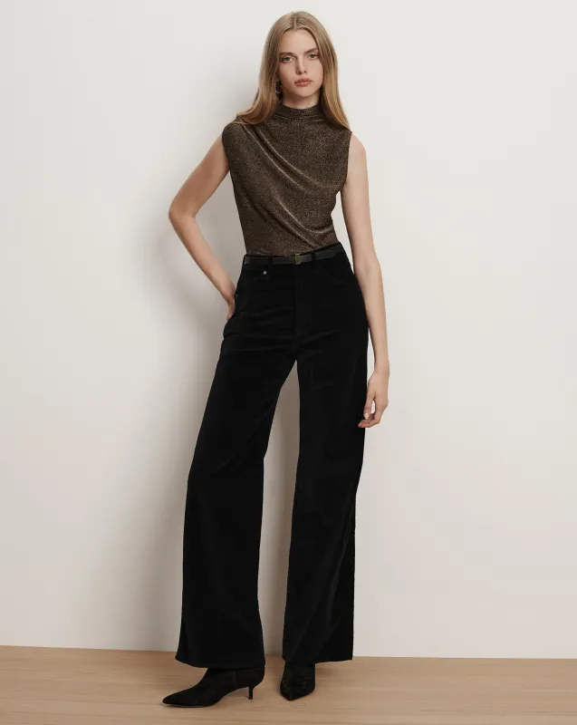 Taylor Velvet Wide-Leg Pant sold by Veronica Beard