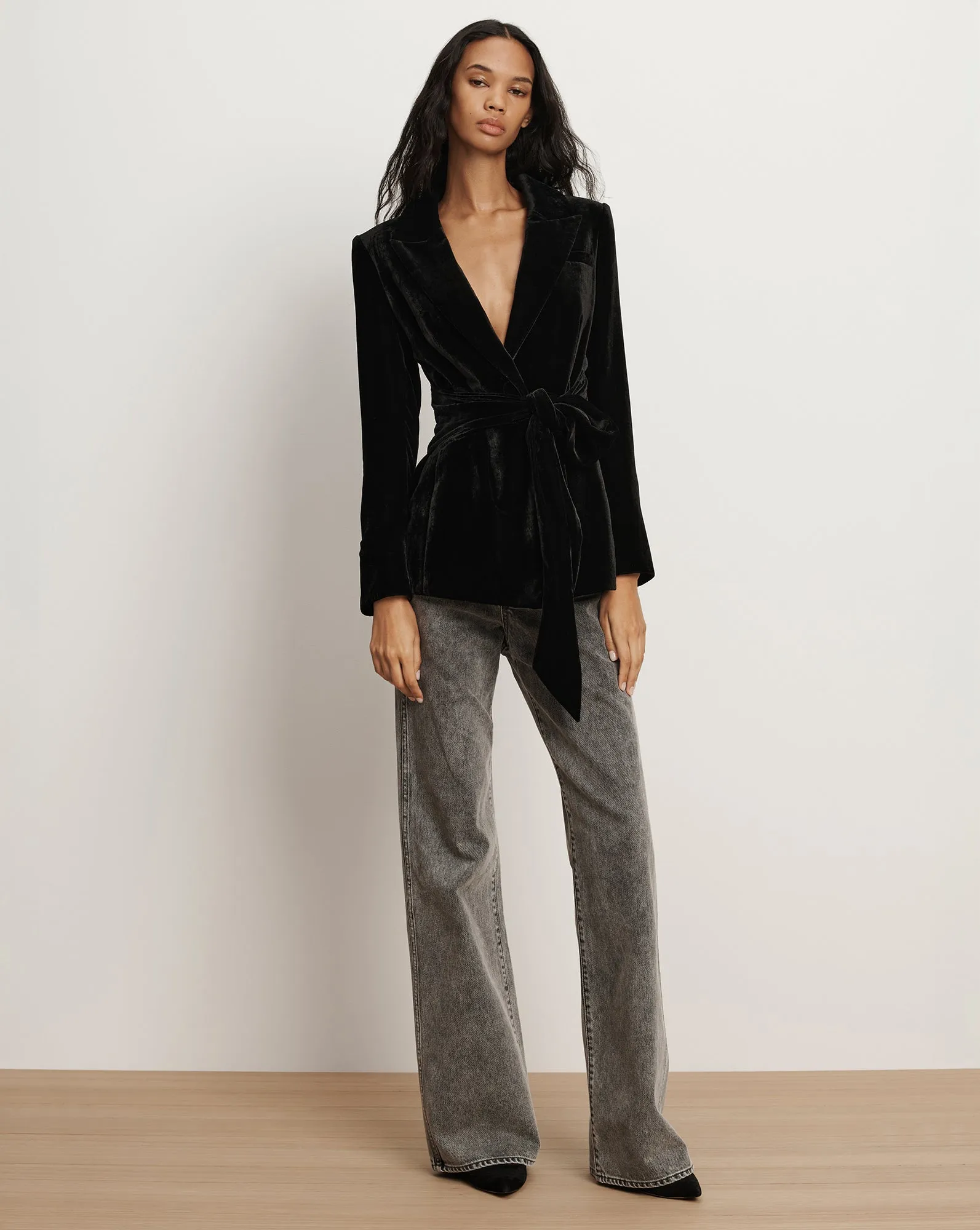 Issel Velvet Jacket sold by Veronica Beard product image thumbnail 2