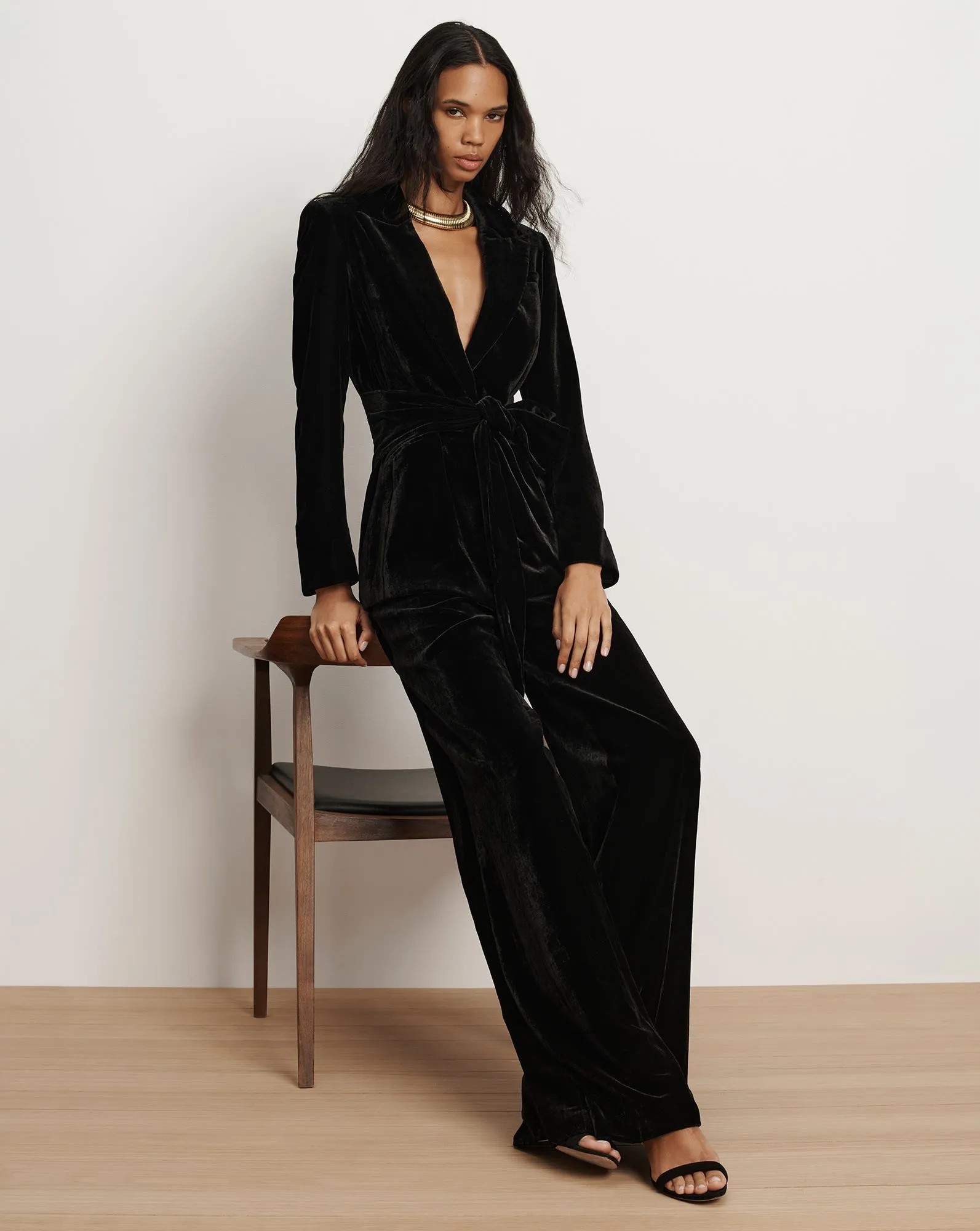 Issel Velvet Jacket sold by Veronica Beard product image thumbnail 5