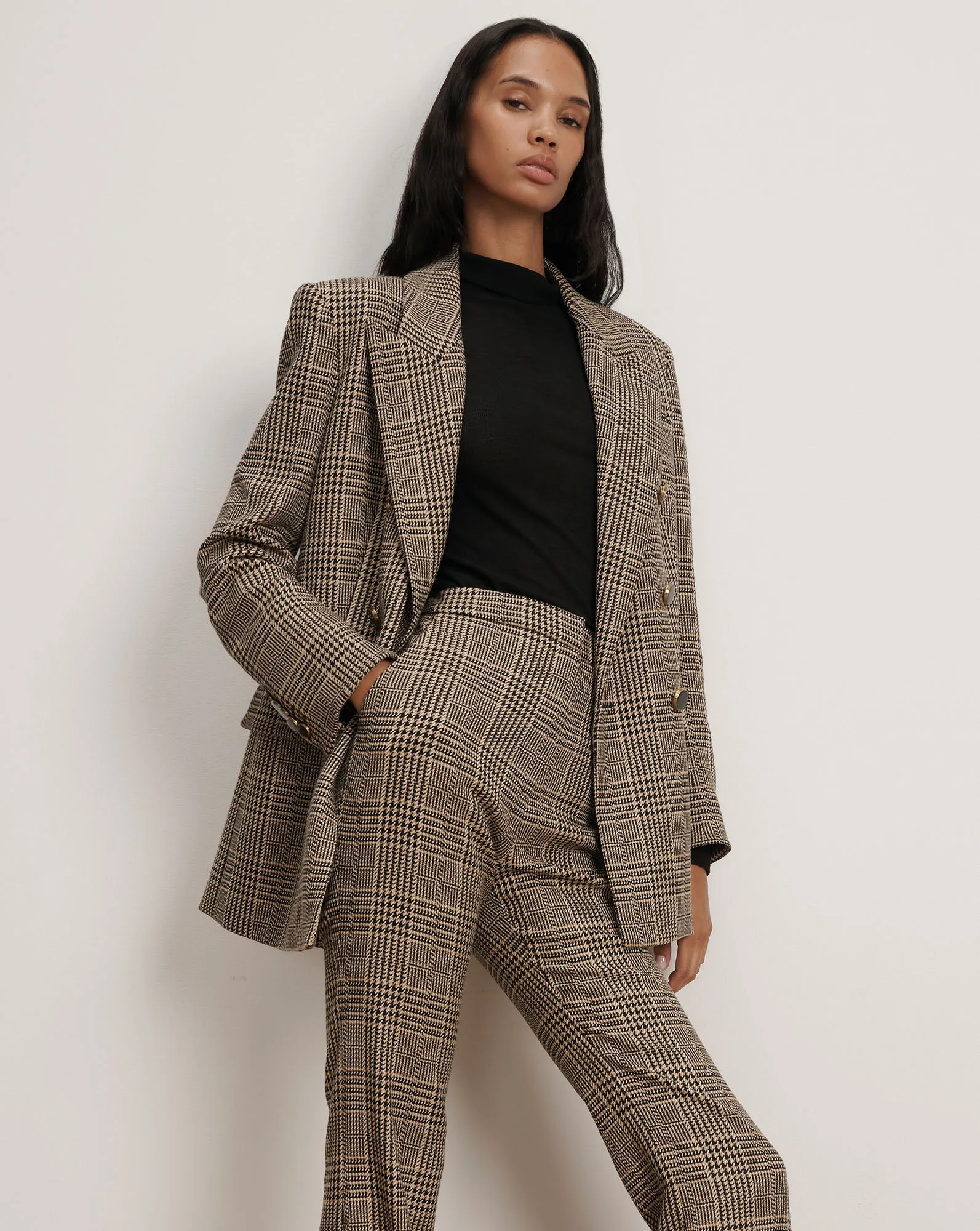 Rhys Houndstooth Dickey Jacket sold by Veronica Beard