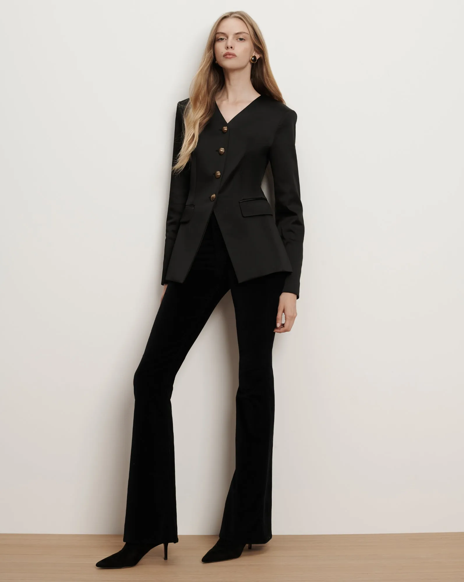 Cynthia Satin Tailored Jacket sold by Veronica Beard product image thumbnail 2