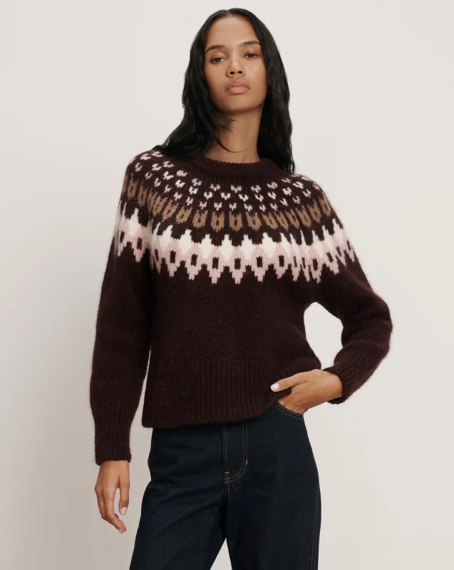 Anne Fair Isle Sweater sold by Veronica Beard