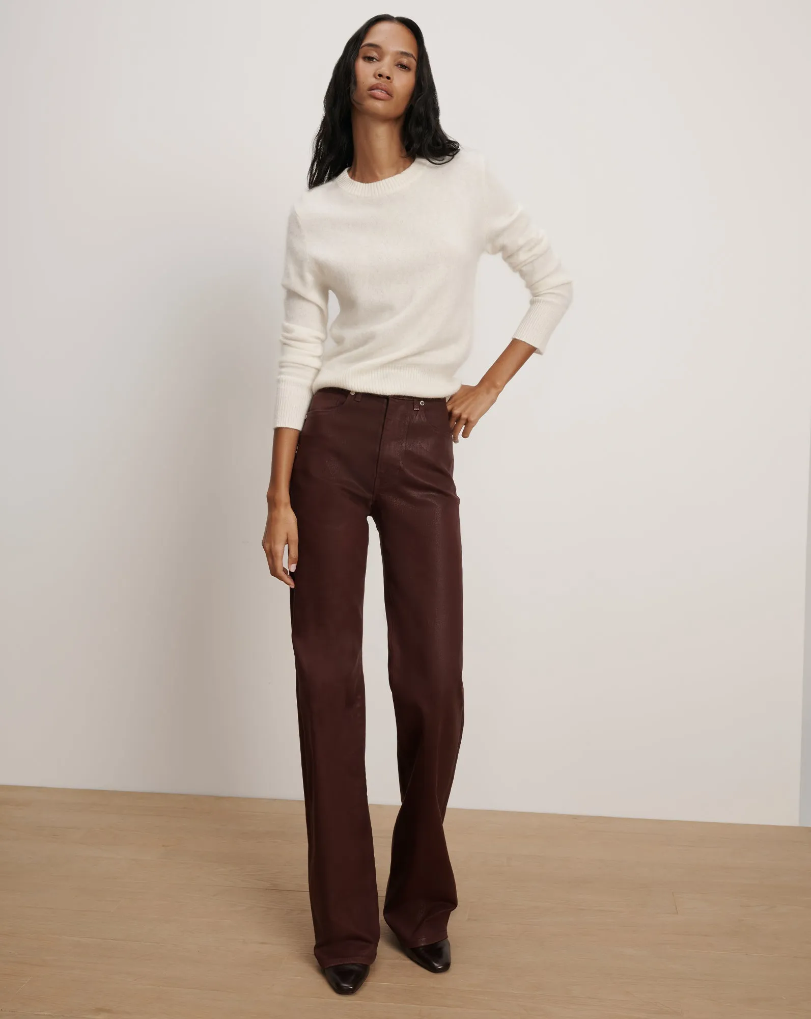 Pippen Brushed Cashmere Pullover sold by Veronica Beard product image thumbnail 2