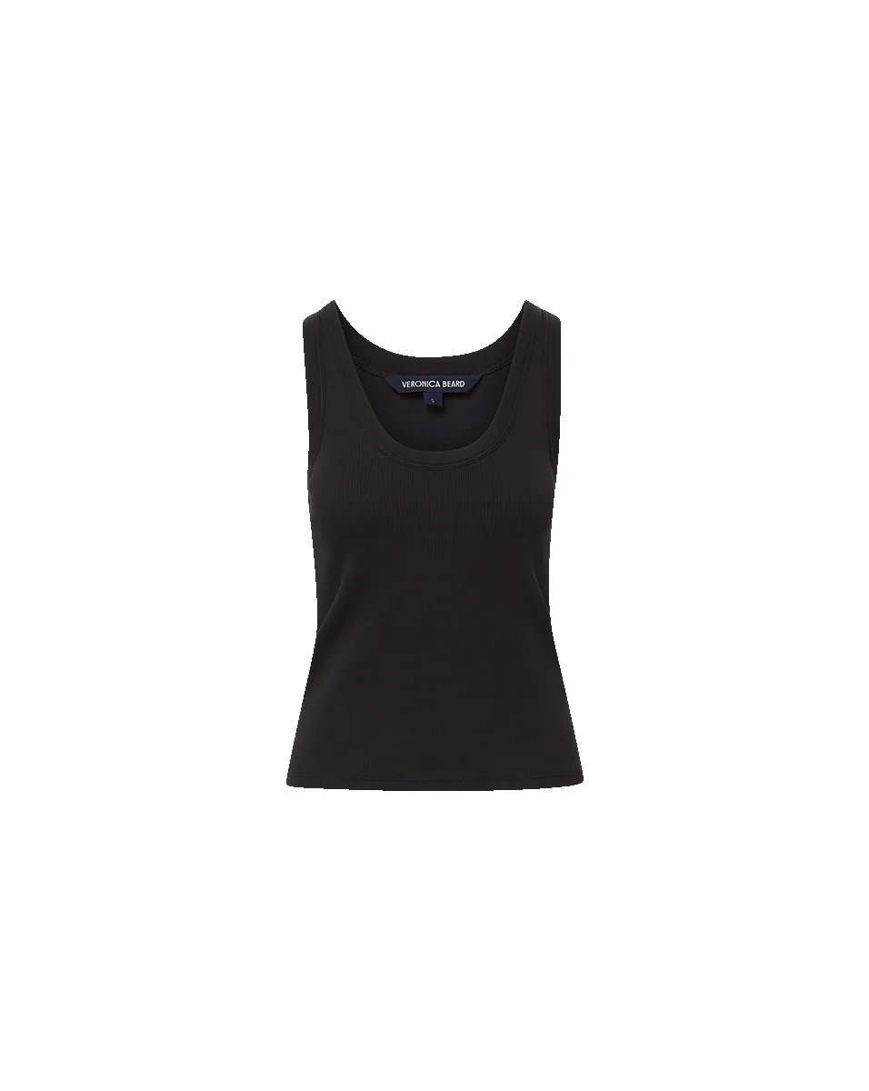 Birke Scoopneck Tank Top sold by Veronica Beard product image thumbnail 5