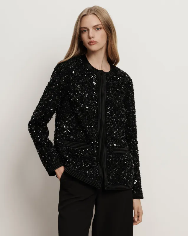 Rosine Embellished Jacket sold by Veronica Beard