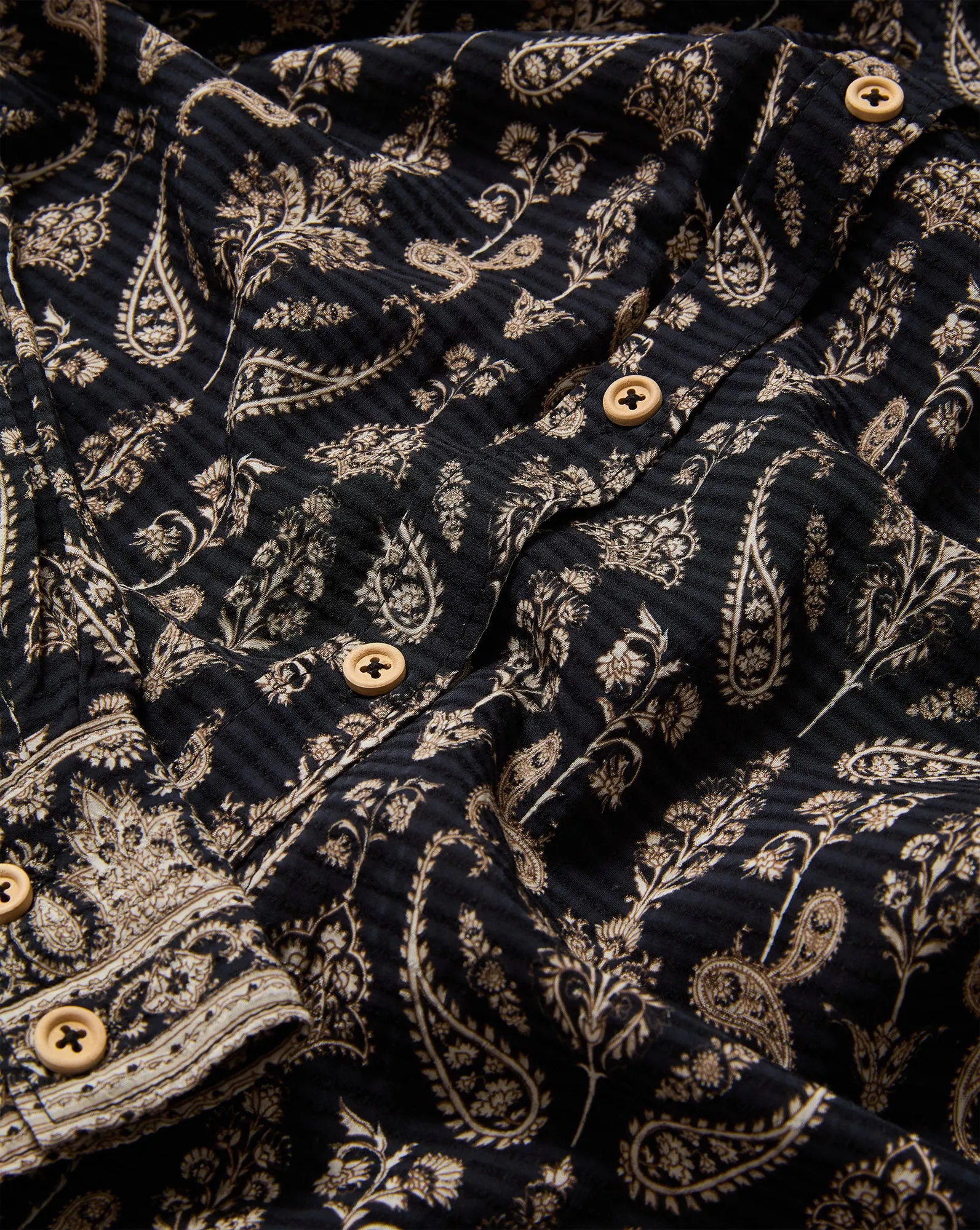 Lloyd Paisley Button-Down Shirt sold by Veronica Beard product image thumbnail 3