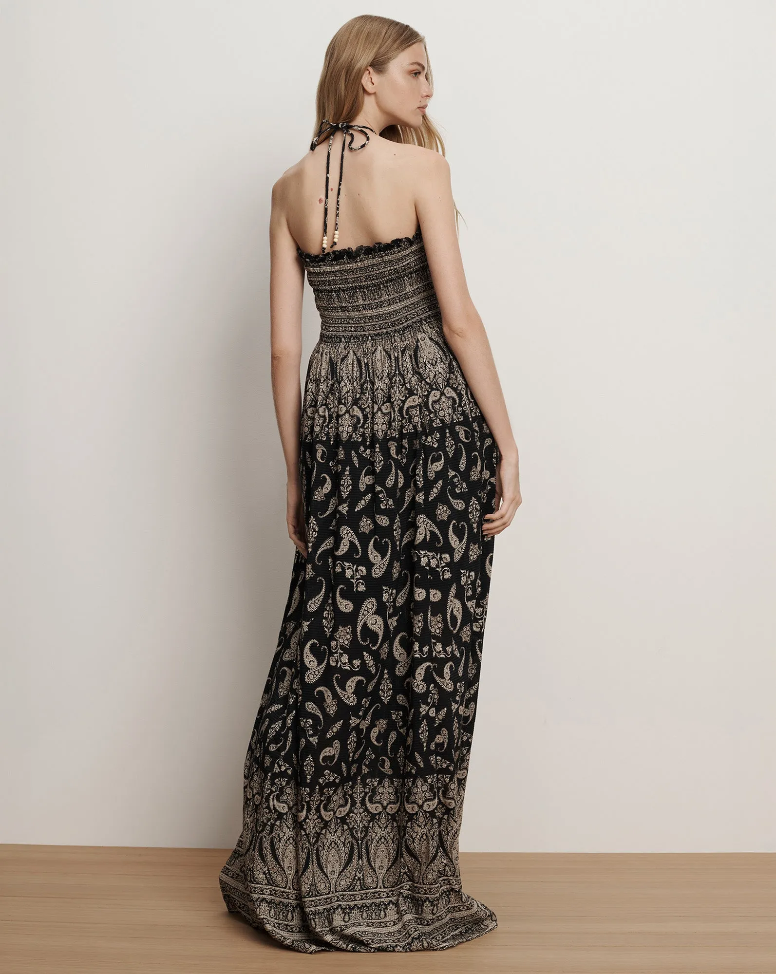 Ayanna Halter Maxi Dress sold by Veronica Beard product image thumbnail 5
