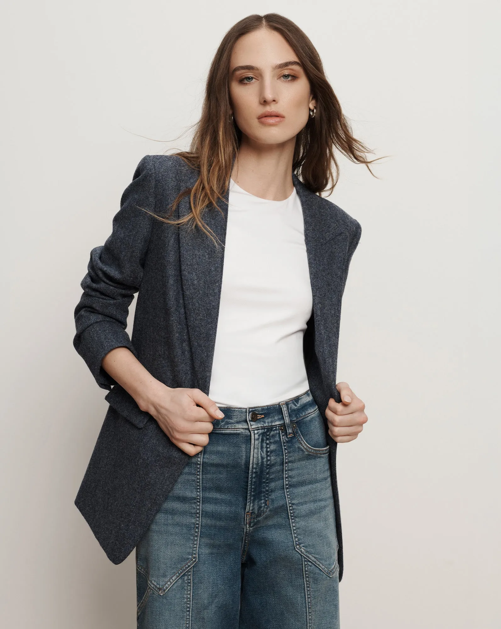 Vega Wool Dickey Jacket sold by Veronica Beard product image thumbnail 3