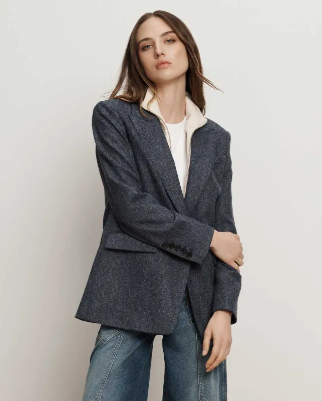 Vega Wool Dickey Jacket sold by Veronica Beard