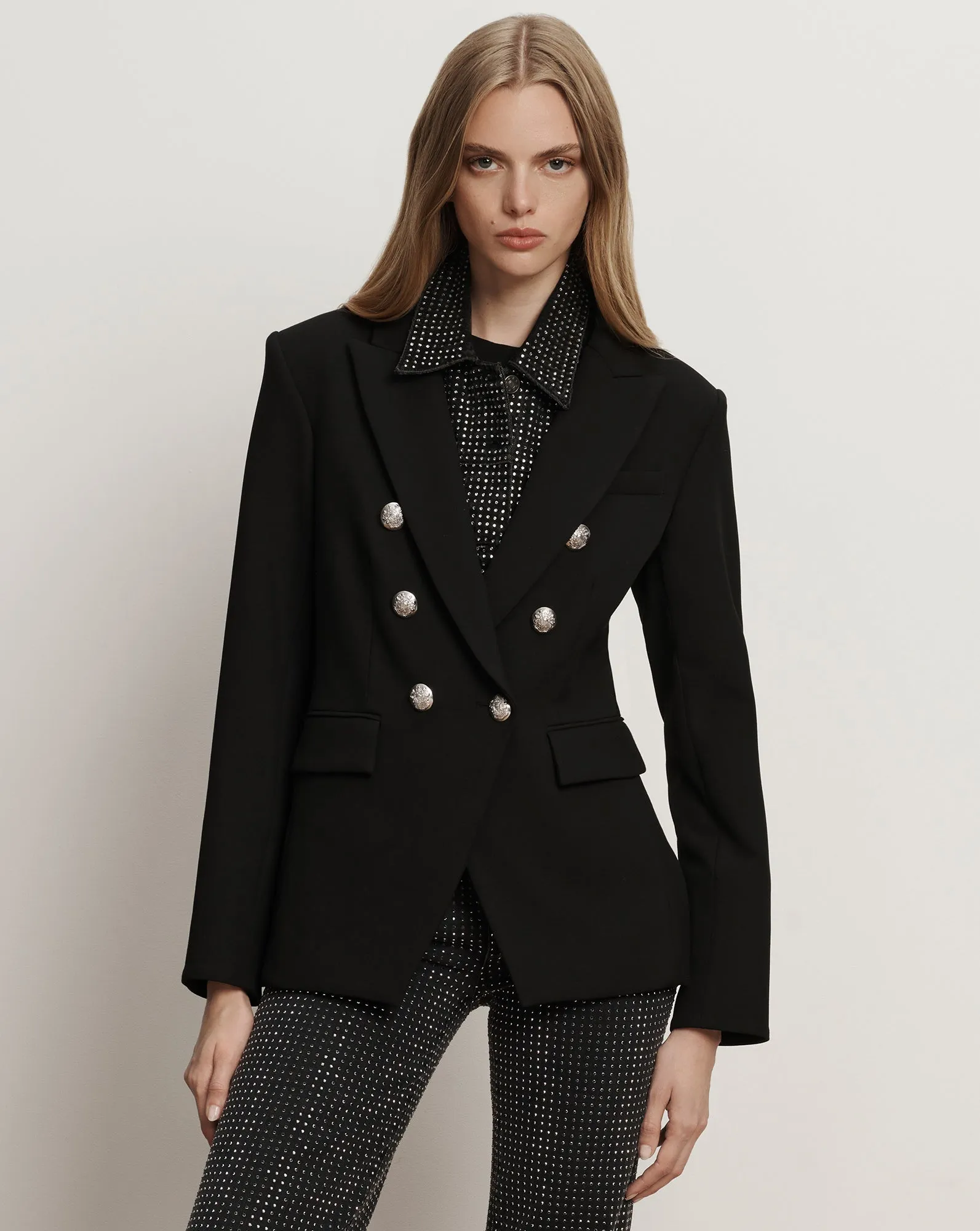 Slate Embellished Dickey sold by Veronica Beard product image thumbnail 2