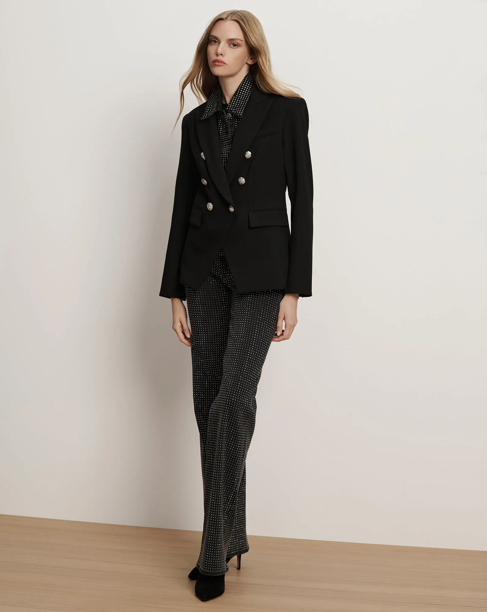 Slate Embellished Dickey sold by Veronica Beard product image thumbnail 4