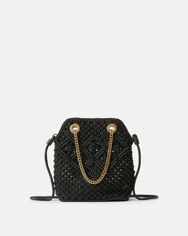 Small Veronica Beard Macramé Slouch Bag sold by Veronica Beard
