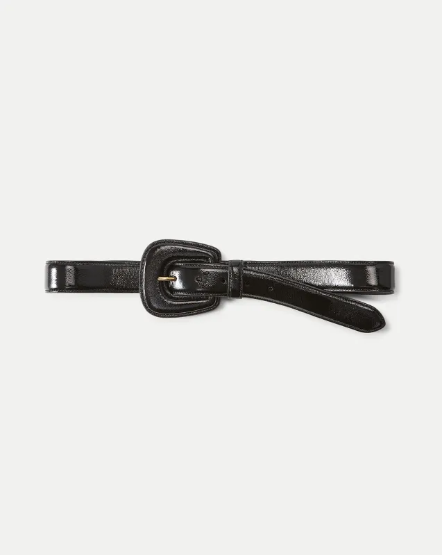 Elsy Leather-Buckle BeltĀ  sold by Veronica Beard