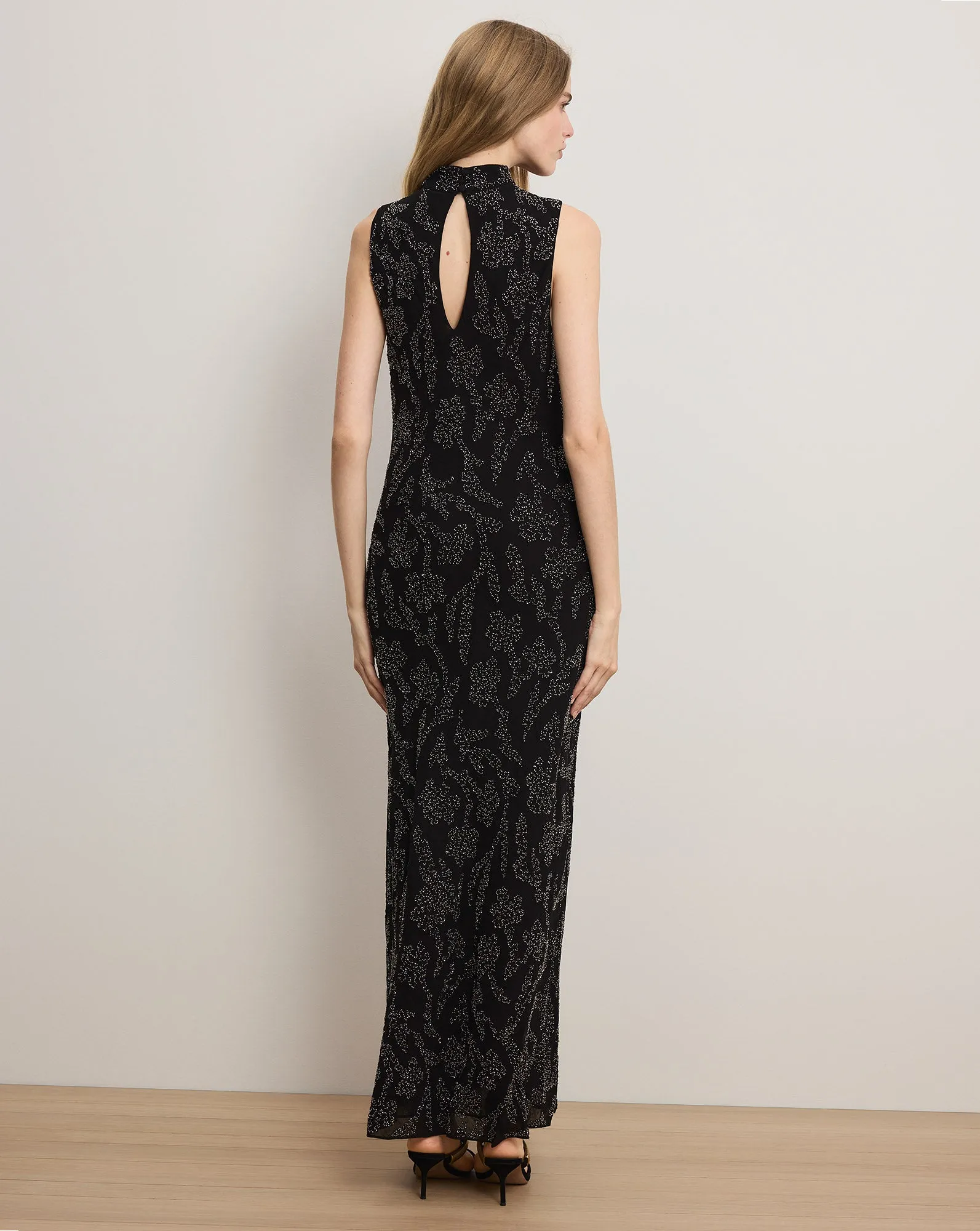 Sylven Beaded Maxi Dress sold by Veronica Beard product image thumbnail 4