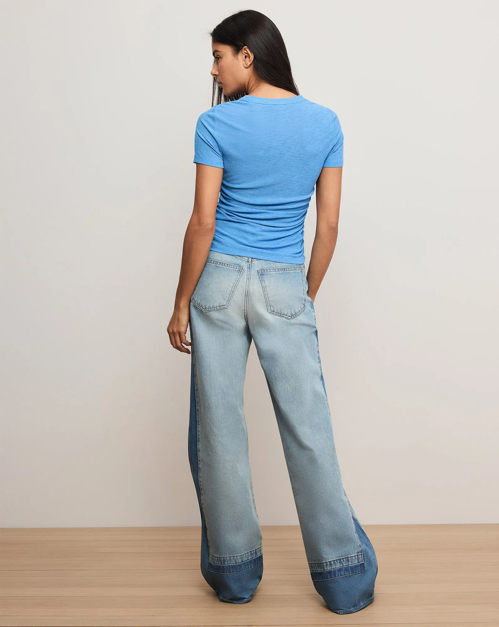 Remus Ruched T-Shirt sold by Veronica Beard product image thumbnail 4