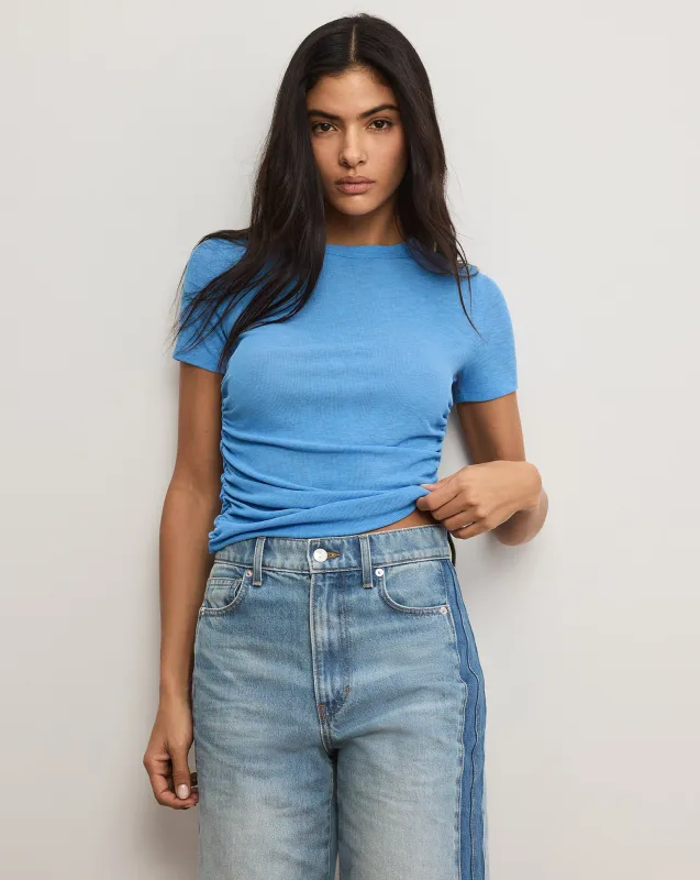 Remus Ruched T-Shirt sold by Veronica Beard