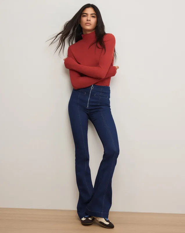 Beverly Skinny-Flare Trouser Jean sold by Veronica Beard