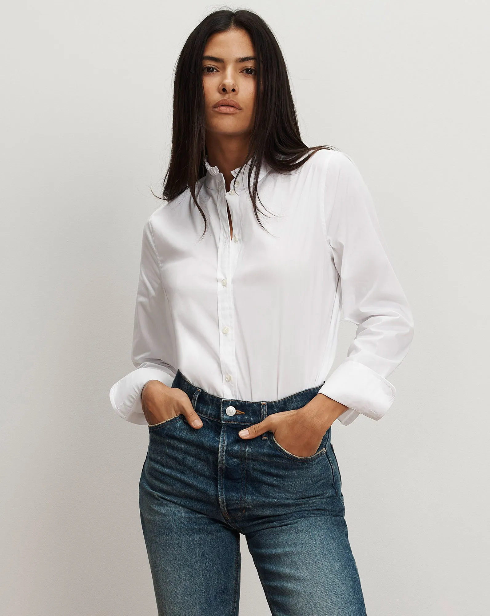 Bays Button-Down Shirt sold by Veronica Beard