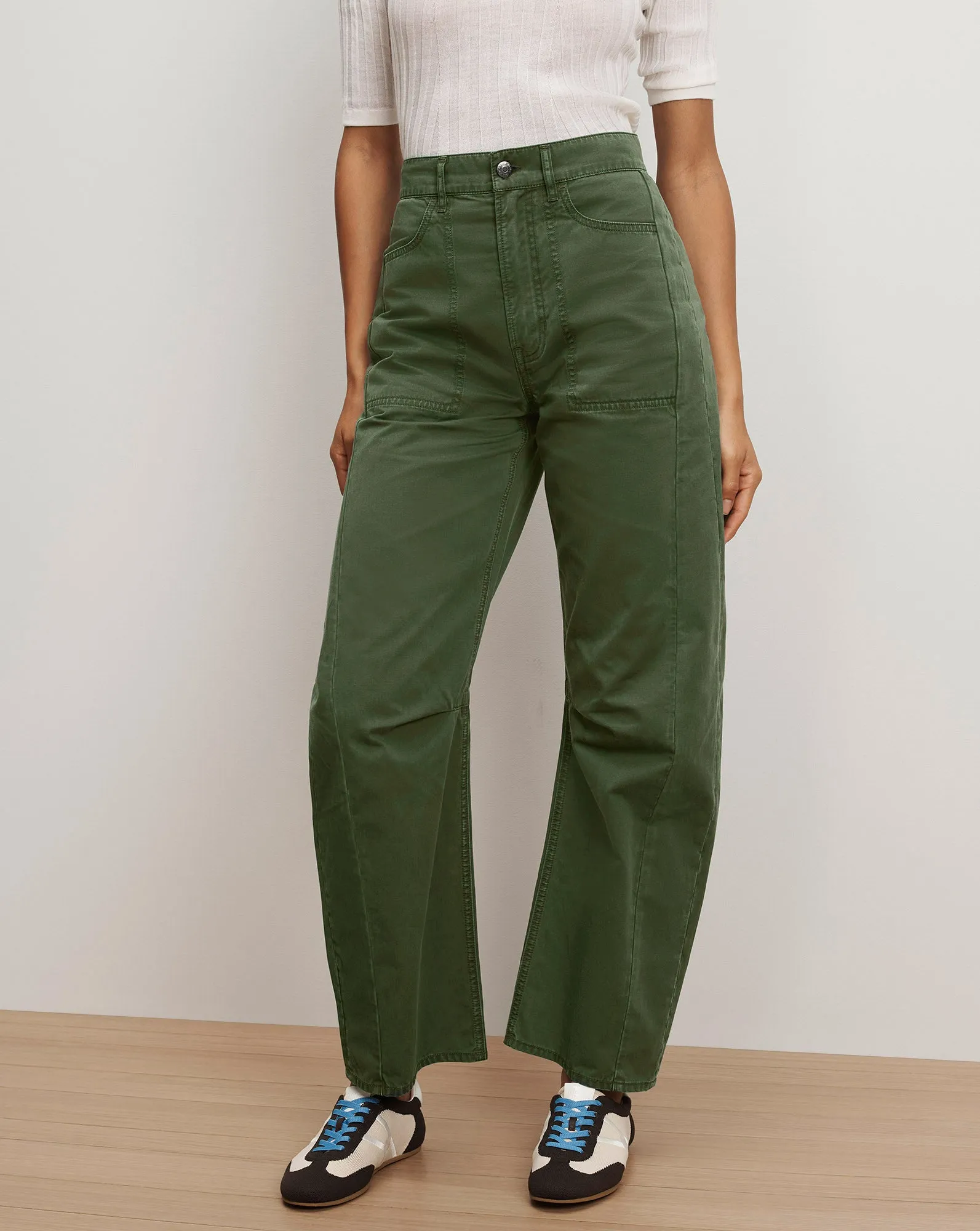 Sloan Barrel Pant sold by Veronica Beard product image thumbnail 2