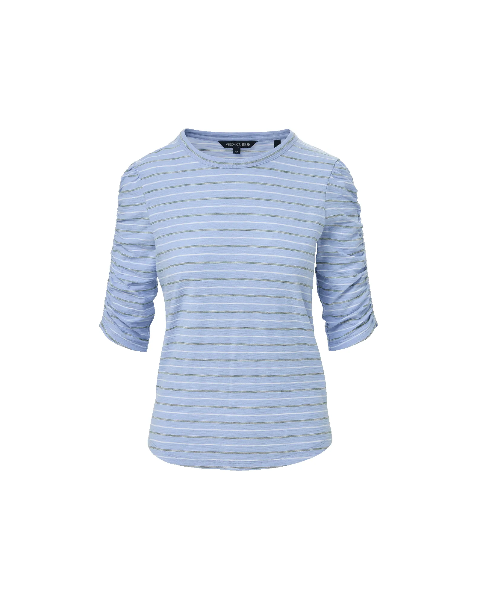 Waldorf Ruched-Sleeve T-Shirt sold by Veronica Beard product image thumbnail 5