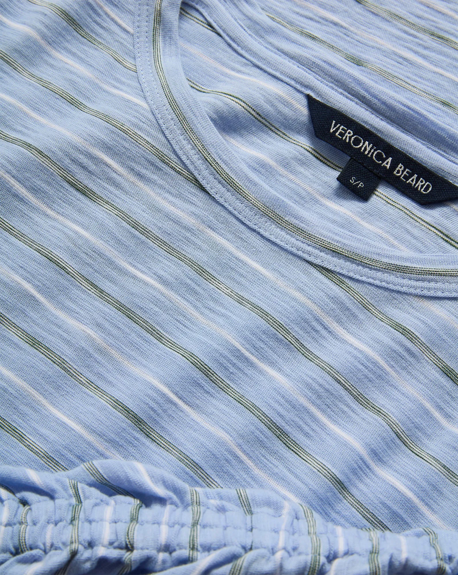 Waldorf Ruched-Sleeve T-Shirt sold by Veronica Beard product image thumbnail 3